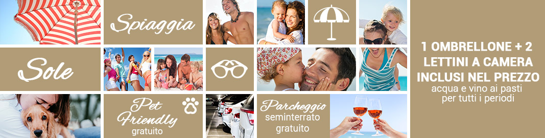 servizio spiaggia compreso nel prezzo